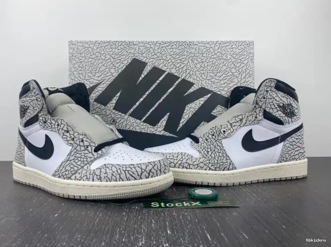 Reps TBK White Air Cement High Jordan 1 OG DZ5485-052 0529